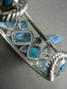 ANTIQUE WIDE 56.4CT DIAMOND & MULTI GEM 14KT WHITE GOLD BANGLE ONE OF A KIND!!!!