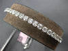 3.0CT DIAMOND 14K WHITE GOLD ROUND SEMI ETERNITY ADJUSTABLE LOVE TENNIS BRACELET