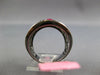 ESTATE LARGE 1.79CT DIAMOND & AAA RUBY 14KT BLACK GOLD 3D WEB FUN RING
