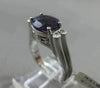 ESTATE 1.86CT DIAMOND & AMETHYST 14K WHITE GOLD FILIGREE PROMISE FRIENDSHIP RING