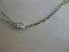 1.05CTW DIAMOND BY THE YARD 14K WHITE GOLD STATION NECKLACE F/G VVS/VS #19759