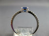 .61CT DIAMOND & AAA SAPPHIRE 18K WHITE GOLD 3D OVAL & ROUND FRIENDSHIP LOVE RING