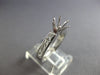 .60CT DIAMOND 14KT WHITE GOLD SIX PRONG CHANNEL SEMI MOUNT ENGAGEMENT RING 28073