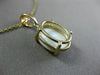 ESTATE 2.22CT AAA OPAL 14KT YELLOW GOLD 3D CLASSIC OVAL FLOATING PENDANT #25446