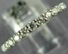 .35CT DIAMOND 18KT WHITE GOLD ROUND SHARE PRONG SEMI ETERNITY ANNIVERSARY RING