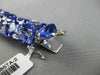 ESTATE MASSIVE 127.56CT DIAMOND & TANZANITE 18KT WHITE GOLD MULTI SHAPE BRACELET