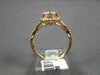 ESTATE LARGE 2.90CT DIAMOND & AAA MORGANITE 14KT ROSE GOLD OVAL ENGAGEMENT RING