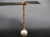 .47CT DIAMOND & AAA PINK SOUTH SEA PEARL 18K ROSE GOLD HEART SHAPE LOVE EARRINGS