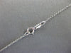 ESTATE .30CT DIAMOND 14KT WHITE GOLD 3D I LOVE YOU RECTANGULAR FLOATING PENDANT
