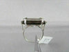 ANTIQUE 10.50CTW FANCY SHAPE SMOKEY TOPAZ DIAMOND 18KT WHITE GOLD RING