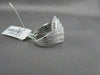 ANTIQUE WIDE 2.15CT DIAMOND 18KT WHITE GOLD FILIGREE MULTI ROW ANNIVERSARY RING