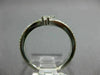 ESTATE .25CT DIAMOND 14KT WHITE GOLD 2 STONE CRISS CROSS SEMI ETERNITY LOVE RING