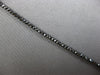 8.04CT BLACK DIAMOND 14KT WHITE GOLD 3D CLASSIC ETERNITY L.OVE TENNIS BRACELET