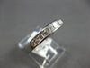 .68CT DIAMOND 14KT WHITE GOLD CLASSIC PRINCESS CHANNEL WEDDING ANNIVERSARY RING