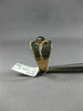 ESTATE WIDE 2.85CT DIAMOND & ORANGE SAPPHIRE 18KT ROSE GOLD CRISS CROSS FUN RING