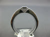 2.0CT DIAMOND & AAA SAPPHIRE 18K WHITE GOLD PRINCESS & ROUND SEMI BEZEL FUN RING