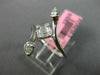 ESTATE WIDE .29CT DIAMOND 18KT WHITE GOLD 3D MULTI SHAPE SQUARE SNAKE LOVE RING