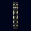 5.27CT BLACK DIAMOND 14KT YELLOW GOLD 3D SHARED PRONG WEDDING ANNIVERSARY RING