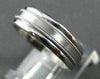 ESTATE WIDE 14KT WHITE GOLD 3D PLAIN CLASSIC WEDDING ANNIVERSARY BAND RING #2892
