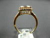 ESTATE LARGE 4.40CT DIAMOND & AAA MORGANITE 14KT ROSE GOLD HALO ENGAGEMENT RING