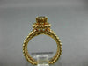 ESTATE 1.43CT CHOCOLATE FANCY DIAMOND 18KT ROSE GOLD 3D 4 PRONG ENGAGEMENT RING