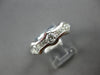 1.12CT DIAMOND 14KT WHITE GOLD 3D CHANNEL SEMI BEZEL WEDDING ANNIVERSARY RING