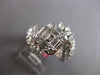 EXTRA LARGE 1.85CT DIAMOND 18KT WHITE GOLD 3D MULTI SHAPE SQUARE ENGAGEMENT RING