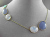 ANTIQUE EXTRA LONG 75.0CTW MULTI SHAPE GEM BY THE YARD 14KT YELLOW GOLD NECKLACE
