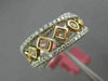 WIDE 1.15CT WHITE & PINK DIAMOND 18KT WHITE & ROSE GOLD 3D CRISS CROSS LOVE RING