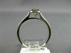 ESTATE .38CT WHITE & CHOCOLATE FANCY DIAMOND 14K WHITE GOLD HALO ENGAGEMENT RING