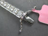 LARGE 5.79CT DIAMOND 18KT WHITE GOLD 3D CLASSIC SQUARE CHANNEL TENNIS BRACELET