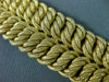 ANTIQUE WIDE & LONG 18K YELLOW GOLD GRADUATING HANDCRAFTED WOVEN BRACELET #22216