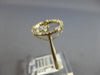 ESTATE .31CT DIAMOND 14K YELLOW GOLD ROUND & BAGUETTE FLOWER CIRCLE OF LIFE RING