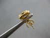 LARGE 1.83CT DIAMOND 18K YELLOW GOLD CLUSTER INVISIBLE SQUARE HALO STUD EARRINGS