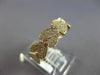WIDE .29CT DIAMOND 14KT YELLOW GOLD MULTI HEART SEMI ETERNITY ANNIVERSARY RING
