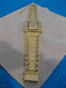 ANTIQUE WIDE 14K YELLOW GOLD HIDDEN LURA FRENCH WATCH MECHANICAL 7.25" INCH #889