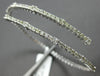 LARGE 1.65CT DIAMOND 14KT WHITE GOLD BY THE YARD FLEXIBLE TENNIS BANGLE BRACELET