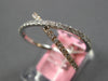 ESTATE .46CT DIAMOND 14KT WHITE & ROSE GOLD 3D CRISS CROSS X INFINITY LOVE RING