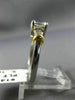 ESTATE .66CT PRINCESS DIAMOND PLATINUM & 18KT YELLOW GOLD ENGAGEMENT RING #14434