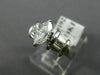 ESTATE 1.30CT BAGUETTE & MARQUISE DIAMOND 14K WHITE GOLD ENGAGEMENT RING #1023