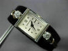 ANTIQUE LADY HAMILTON .35CT DIAMOND 14KT WHITE GOLD 3D ART DECO WATCH #499