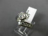 ESTATE 1.20CT DIAMOND 14KT WHITE GOLD CLASSIC CRISS CROSS ENGAGEMENT RING #20334
