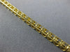 LONG 1.0CT DIAMOND 14KT 2 TONE GOLD 3D CLASSIC ROUND DOME SHAPE TENNIS BRACELET
