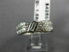 ANTIQUE 1.58CT OLD MINE DIAMOND PLATINUM DOUBLE WAVE ETERNITY FUN RING #18829