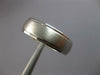 ESTATE WIDE 14K WHITE GOLD MATTE & SHINY 6.5MM COMFORT FIT MENS ANNIVERSARY RING