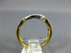 ESTATE .17CT DIAMOND 18KT WHITE & YELLOW GOLD 3D MULTI ROW WAVE FUN RING