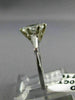 ESTATE .91CT MARQUISE & BAGUETTE DIAMOND 14KT WHITE GOLD ENGAGEMENT RING #22153