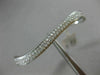 ESTATE LARGE .50CT ROUND DIAMOND 14KT WHITE GOLD 3D DOUBLE RING WAVE FUN RING