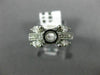 WIDE .92CT DIAMOND 14K WHITE GOLD ROUND LUCIDA SEMI MOUNT ENGAGEMENT RING 18491