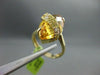 ESTATE 8.47CT CITRINE, YELLOW TOPAZ & DIAMOND 18KT YELLOW GOLD MARQUISE FUN RING